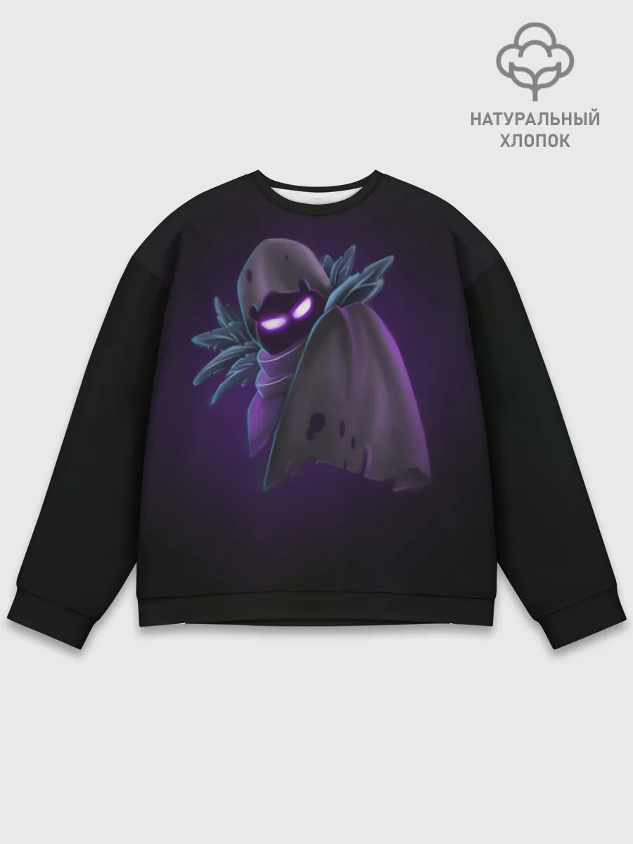 Мужской свитшот базовый / Ворон