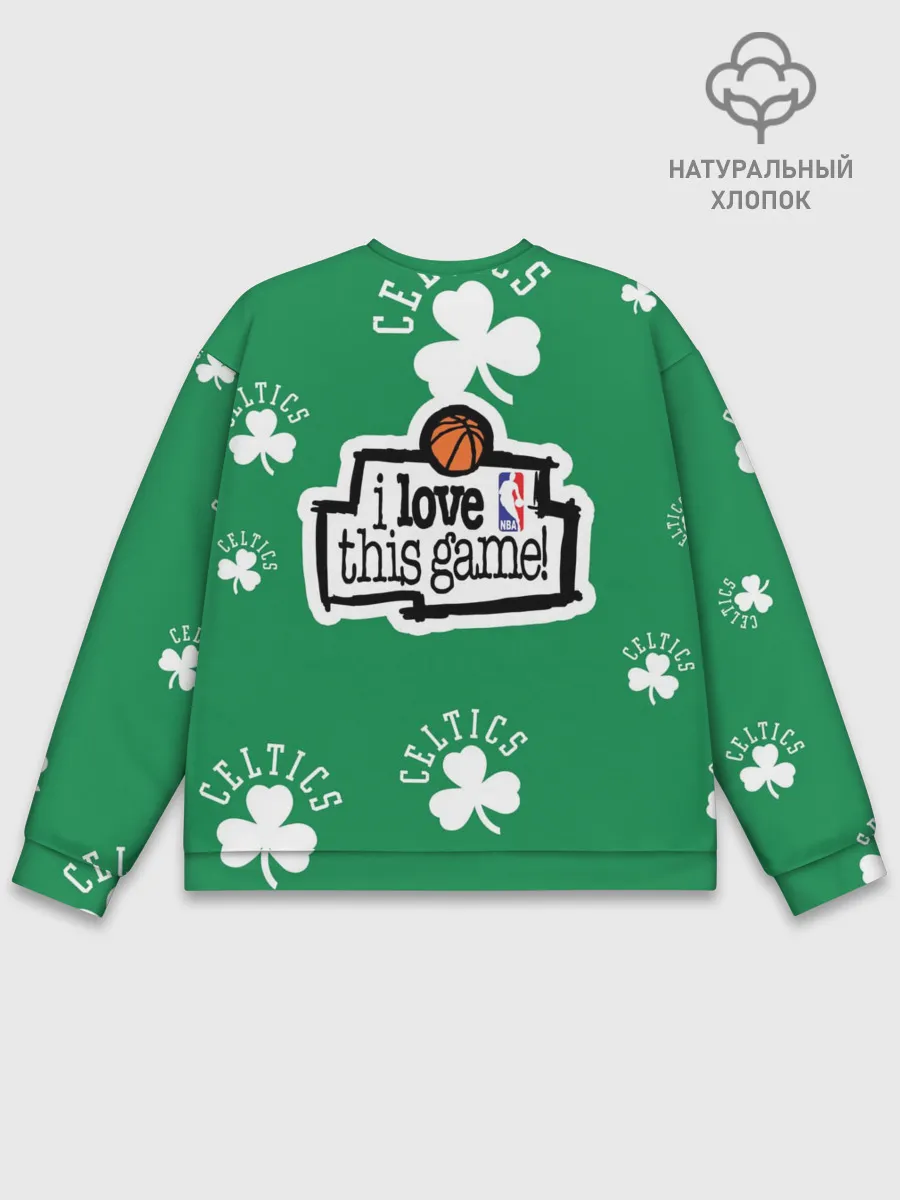 Мужской свитшот базовый / Boston celtics, nba