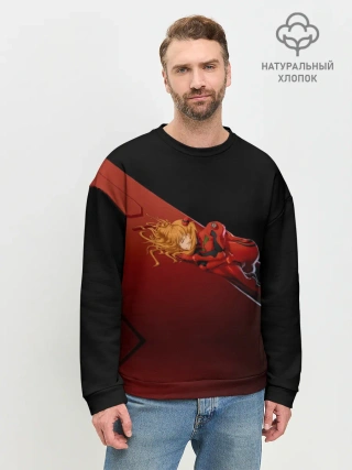 Мужской свитшот базовый / Asuka Langley Soryu