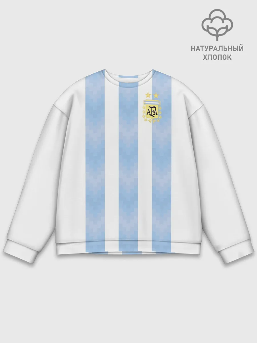 Мужской свитшот базовый / Сборная Аргентины