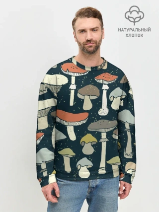 Мужской свитшот базовый / Загадочный лес