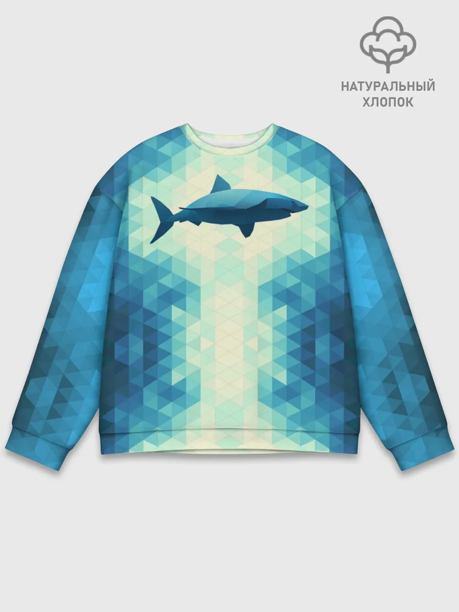 Мужской свитшот базовый / Акула