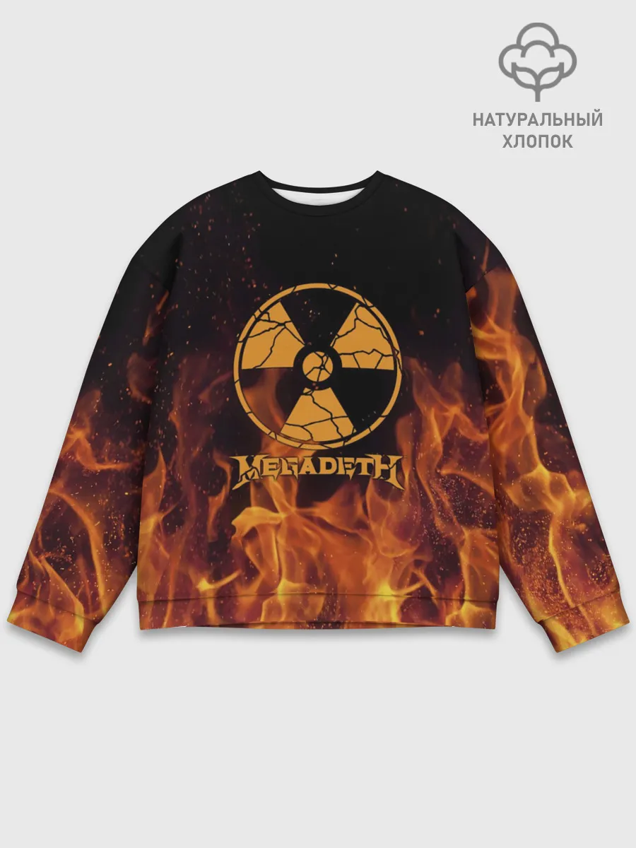 Мужской свитшот базовый / Megadeth