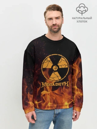 Мужской свитшот базовый / Megadeth