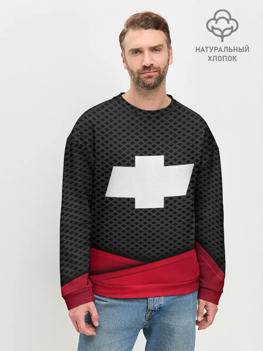 Мужской свитшот базовый / CHEVROLET