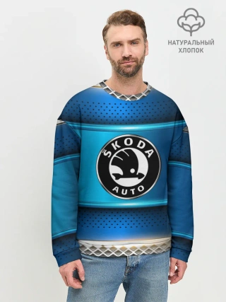 Мужской свитшот базовый / SKODA sport collection