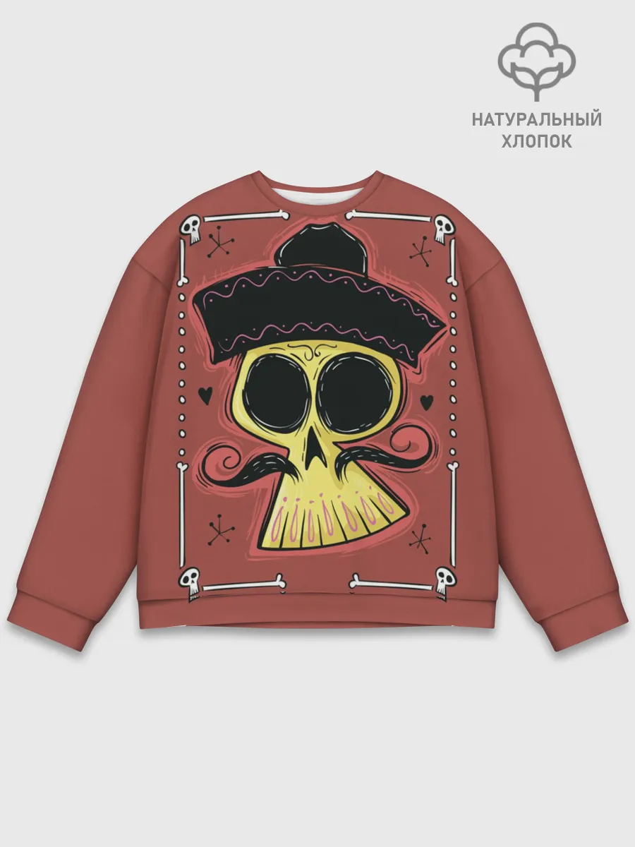 Мужской свитшот базовый / Dia de los Muertos