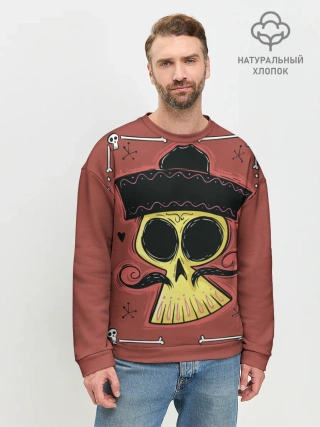Мужской свитшот базовый / Dia de los Muertos