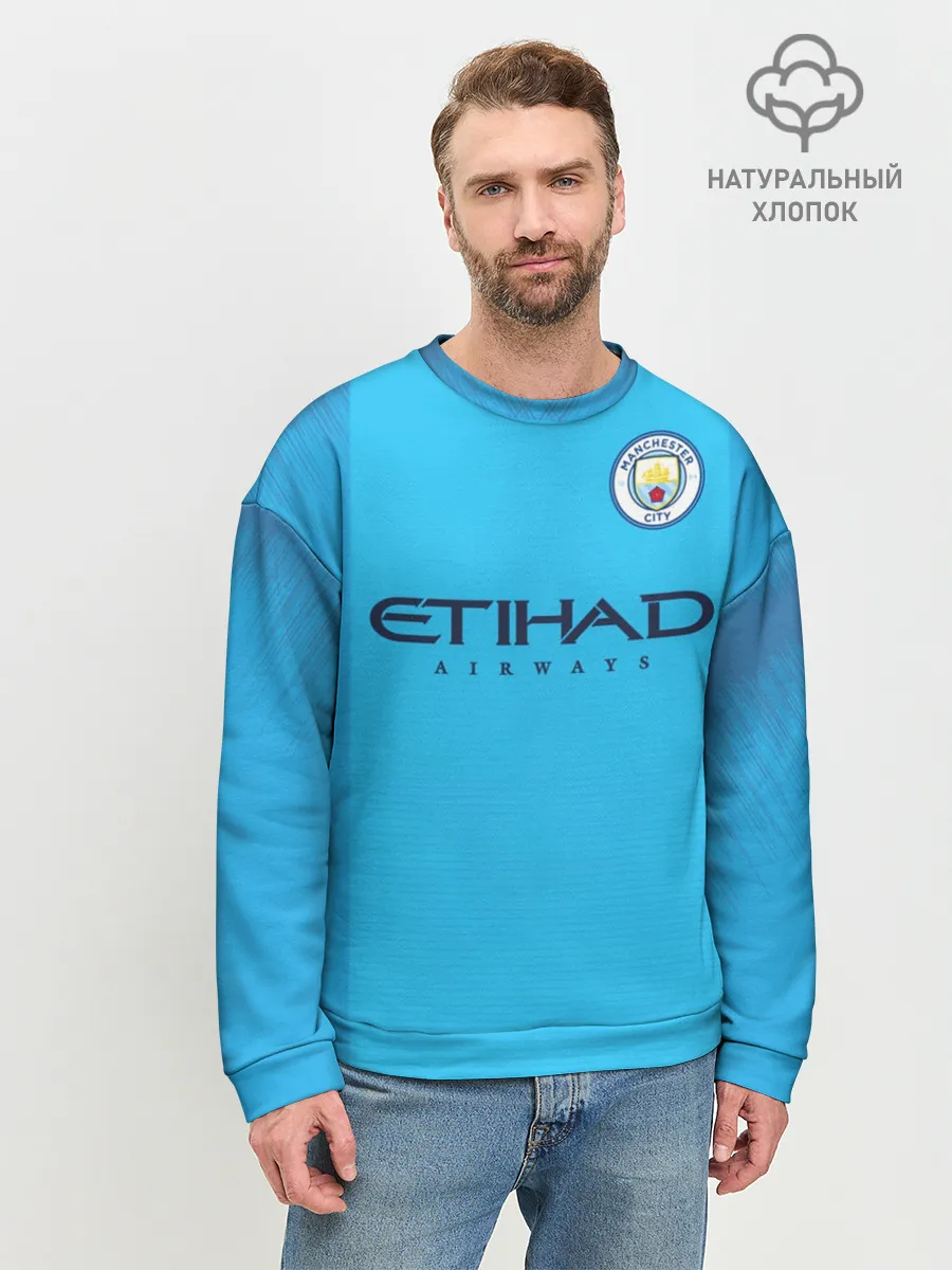 Мужской свитшот базовый / Man. City 18-19