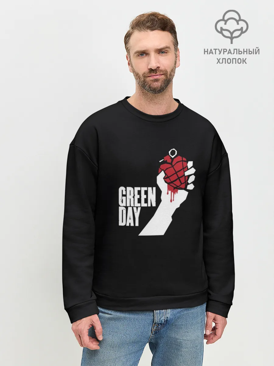 Мужской свитшот базовый / Green Day