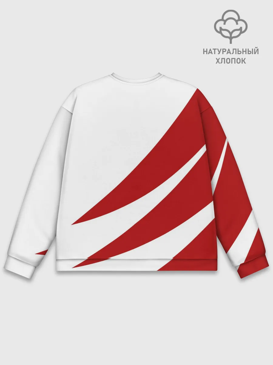Мужской свитшот базовый / ГЕОМЕТРИЧЕСКОЕ СЕРДЦЕ.