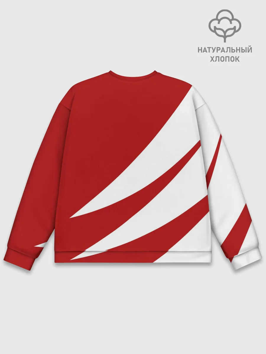 Мужской свитшот базовый / ГЕОМЕТРИЧЕСКОЕ СЕРДЦЕ.