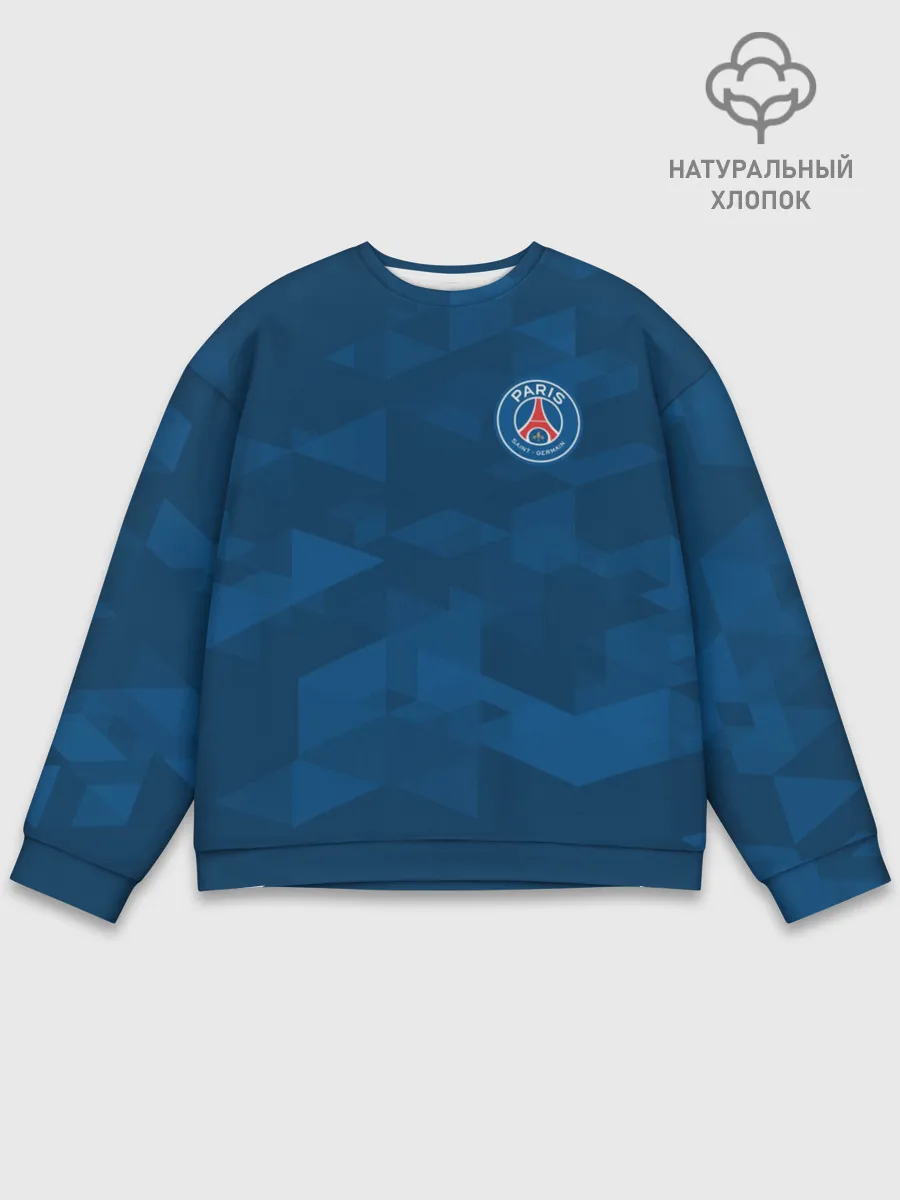 Мужской свитшот базовый / PSG ABSTRACT | ПСГ АБСТРАКЦИЯ