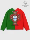 Мужской свитшот базовый / Сборная Португалии флаг