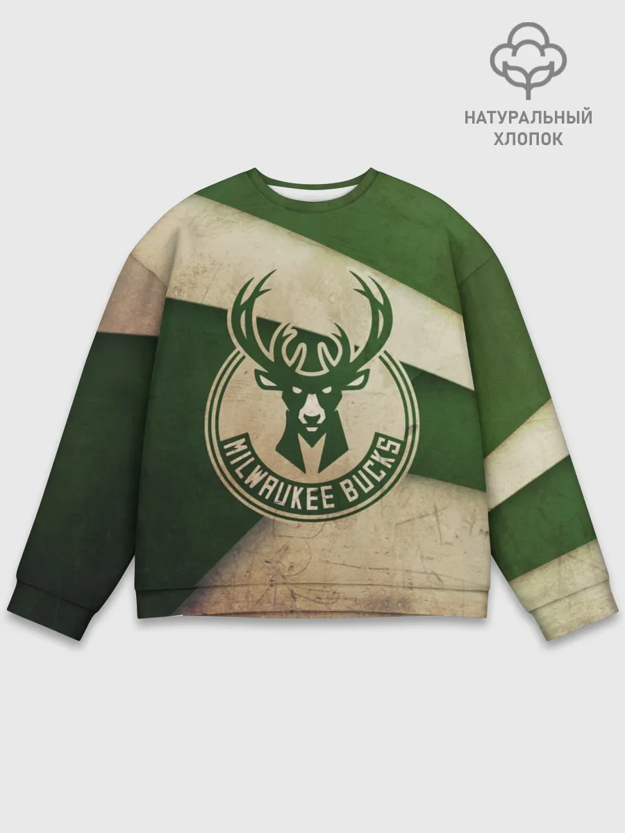 Мужской свитшот базовый / Милуоки Бакс