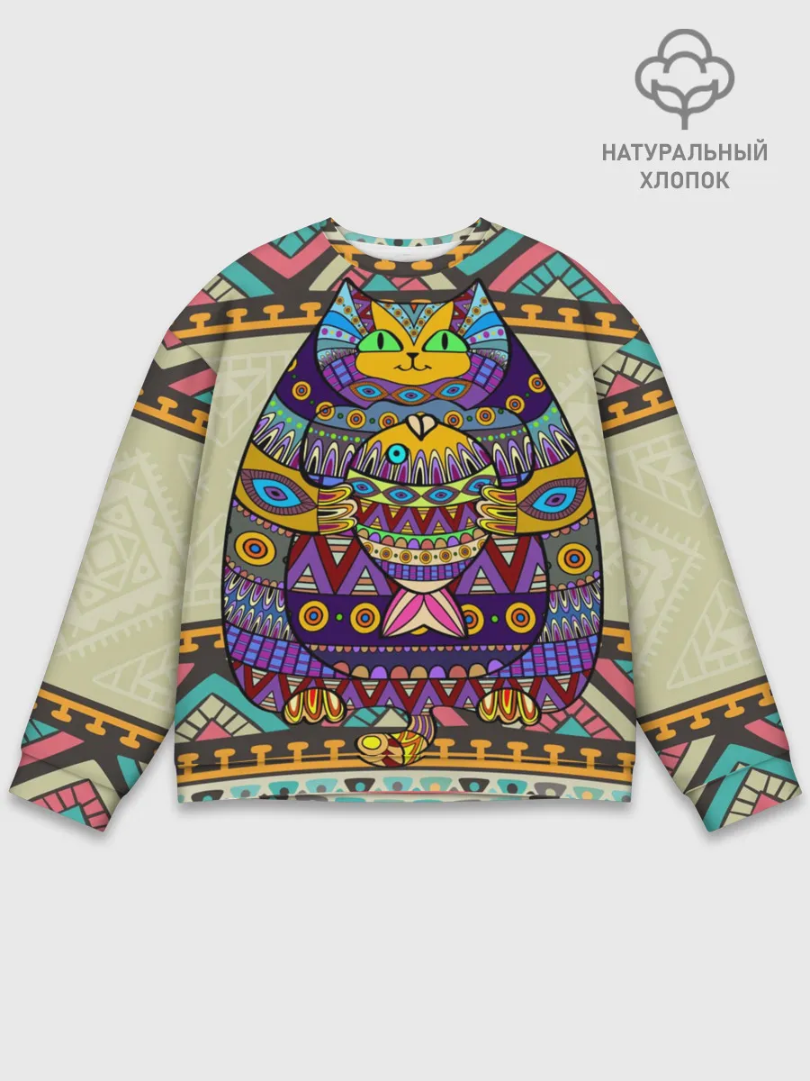 Мужской свитшот базовый / Кот 3