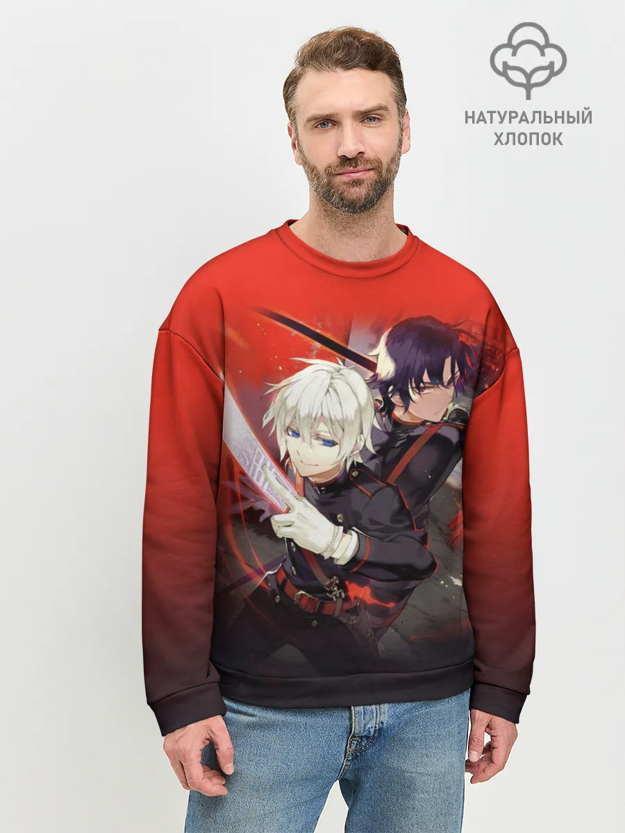 Мужской свитшот базовый / Shinya & Guren