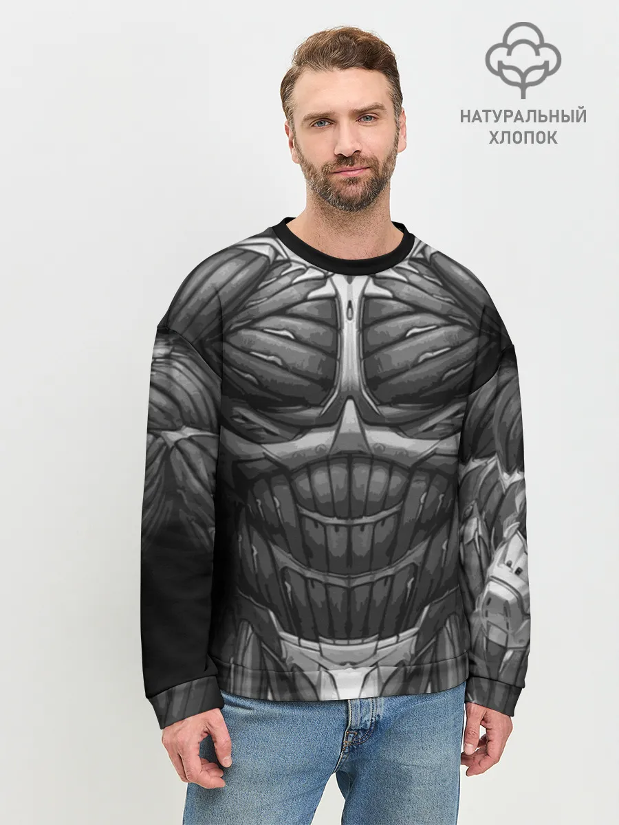 Мужской свитшот базовый / Экзоскелет CRYSIS