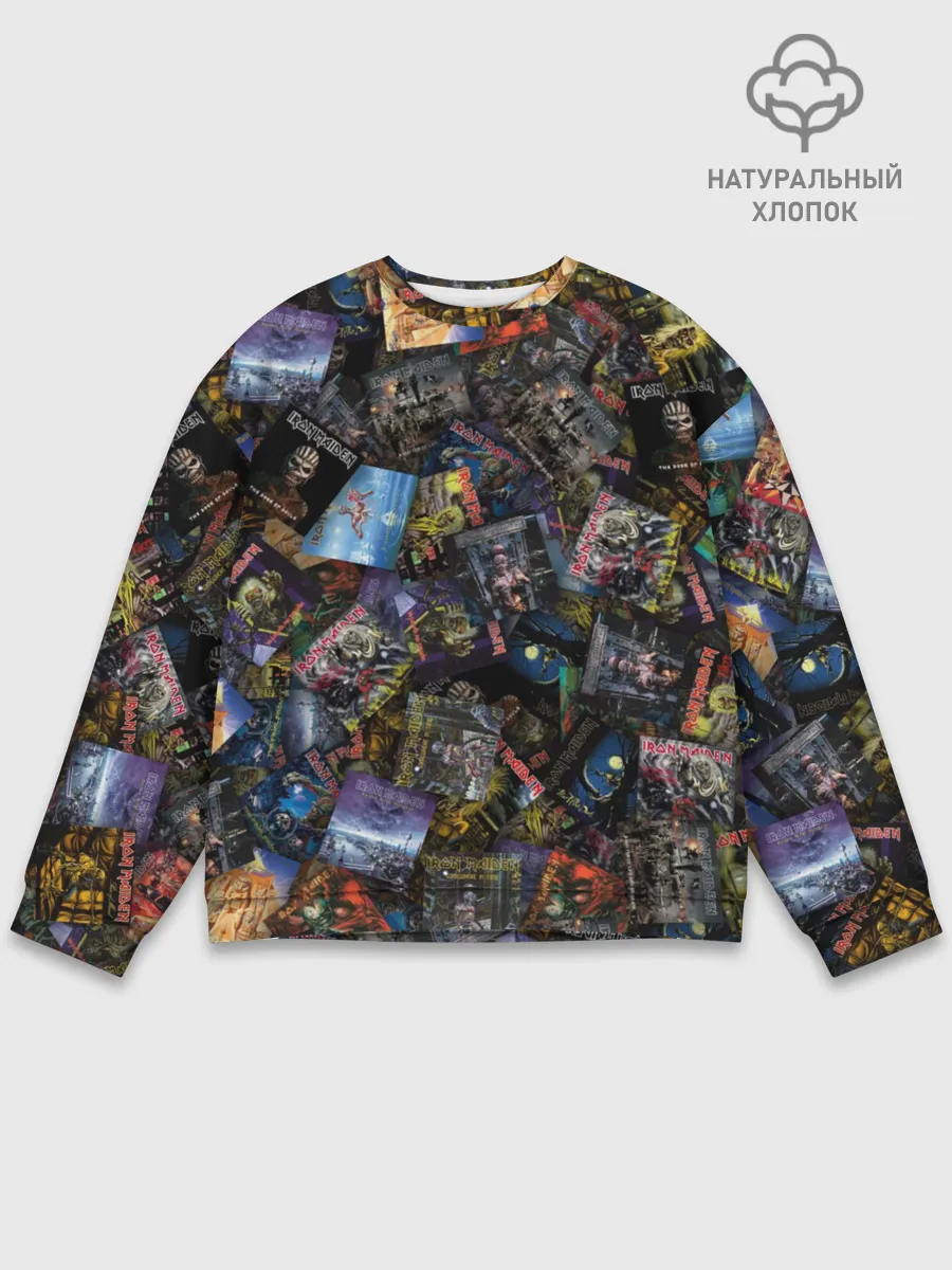 Мужской свитшот базовый / Iron Maiden. Дискография