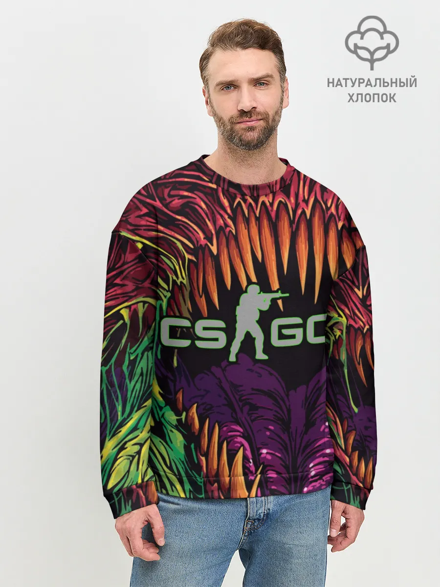 Мужской свитшот базовый / CS GO Huper beast