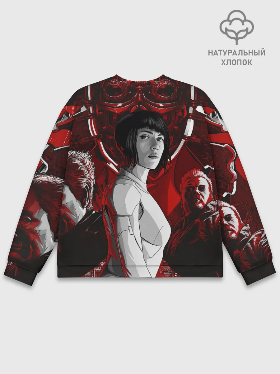 Мужской свитшот базовый / Призрак в доспехах