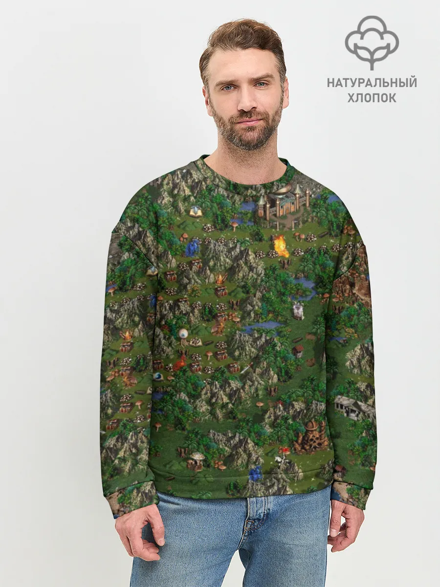 Мужской свитшот базовый / heroes of might and magic