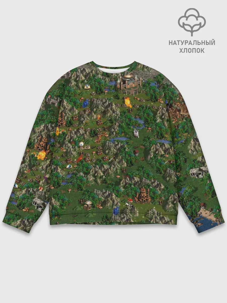 Мужской свитшот базовый / heroes of might and magic