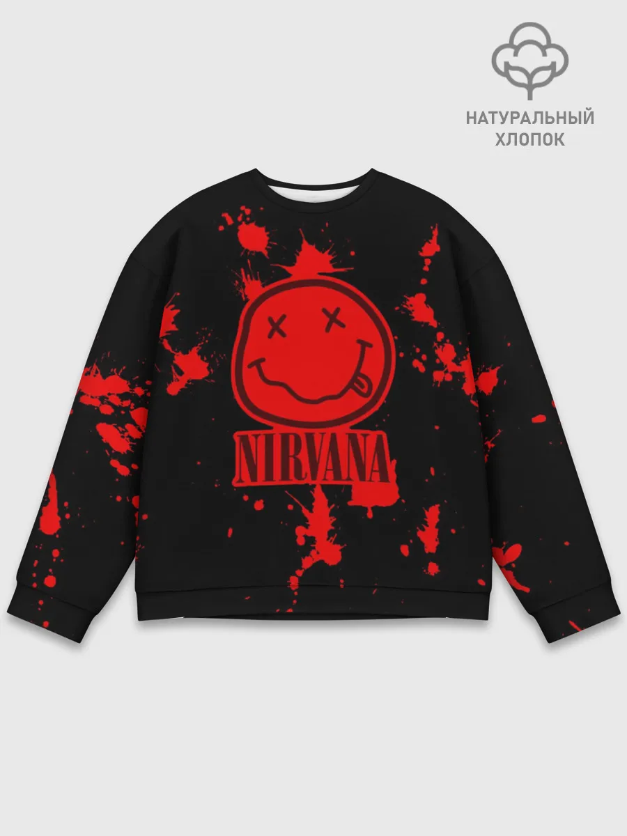 Мужской свитшот базовый / Nirvana