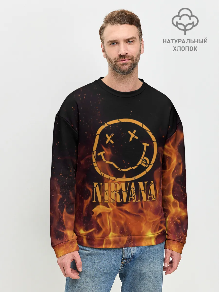 Мужской свитшот базовый / Nirvana