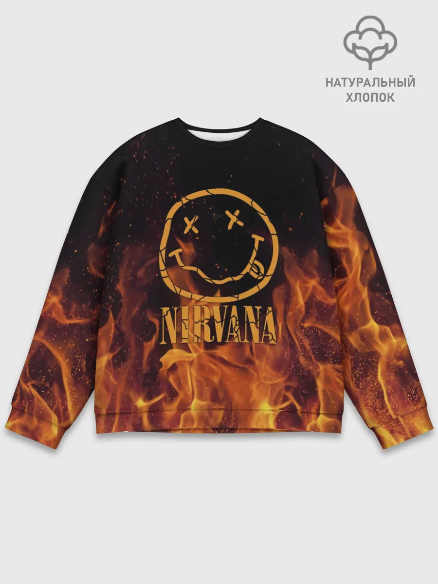 Мужской свитшот базовый / Nirvana