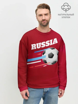 Мужской свитшот базовый / Футбол Россия