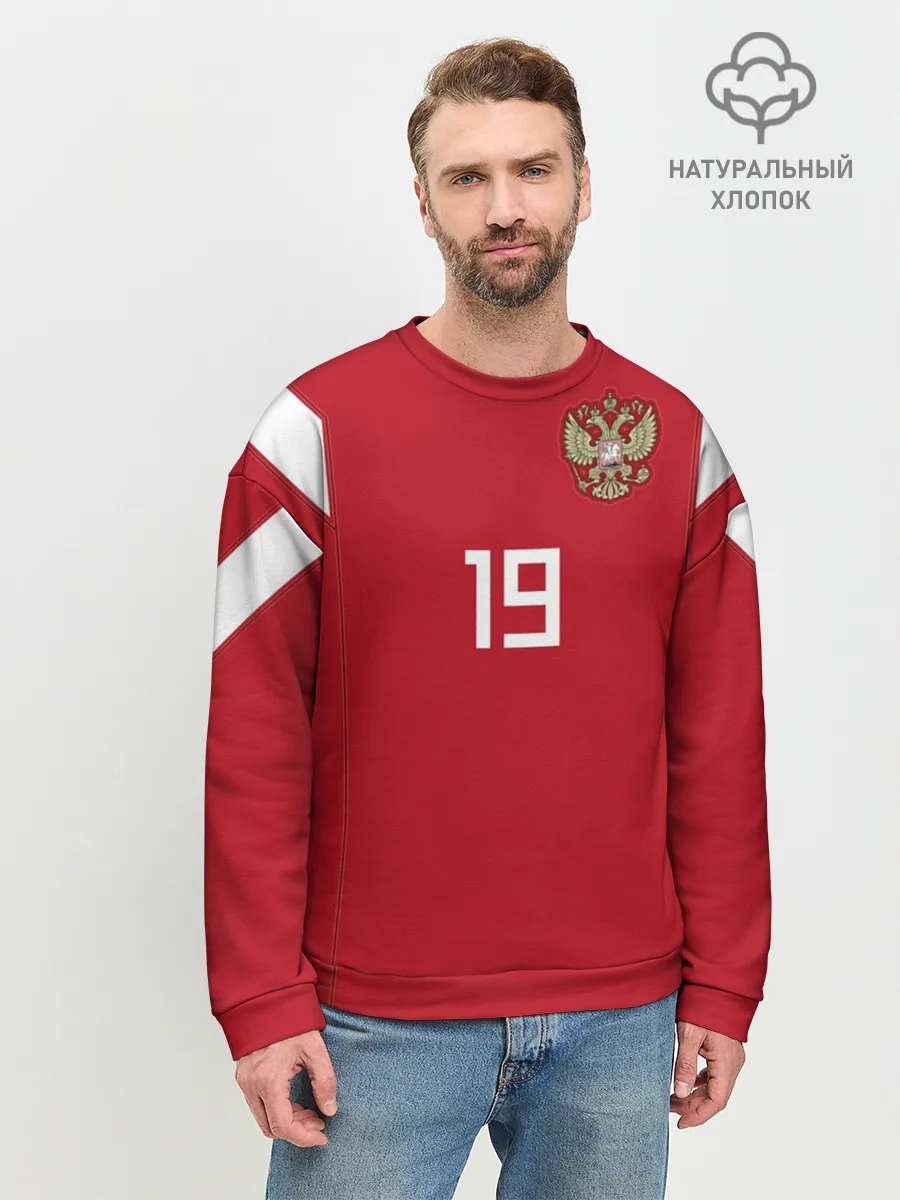 Мужской свитшот базовый / Кузяев ЧМ 2018
