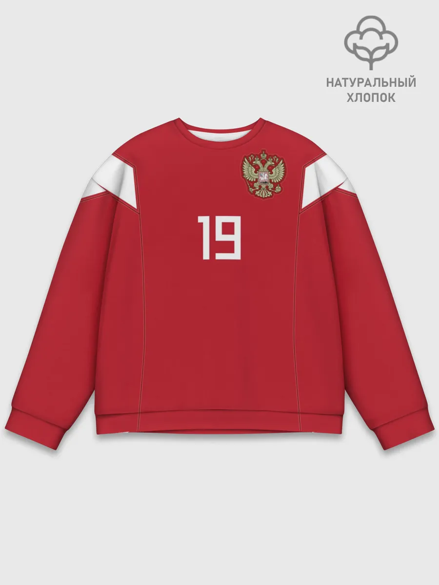 Мужской свитшот базовый / Кузяев ЧМ 2018