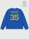 Мужской свитшот базовый / Kevin Durant форма GSW
