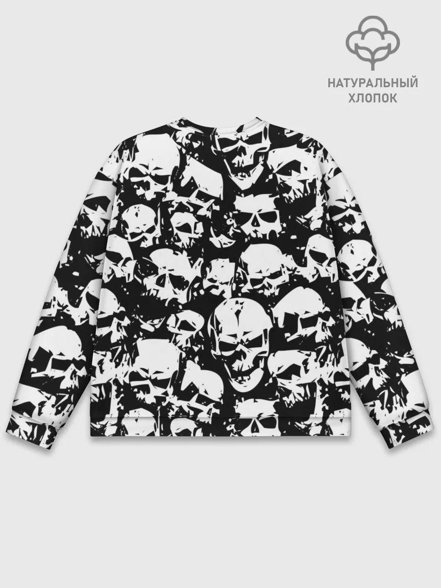 Мужской свитшот базовый / черепа