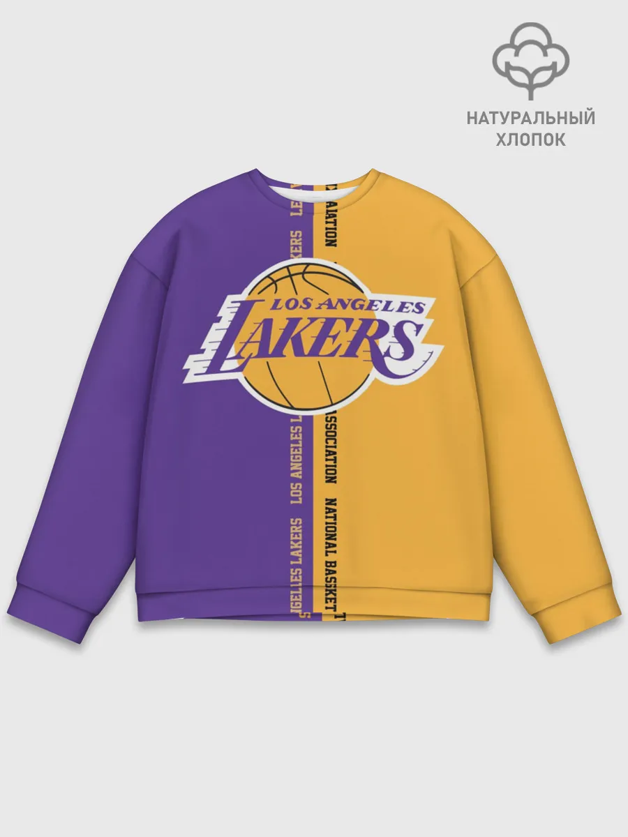 Мужской свитшот базовый / Los angeles lakers. NBA