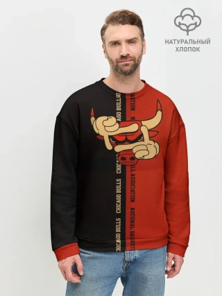 Мужской свитшот базовый / NBA. Chicago bulls