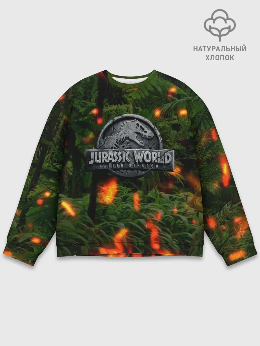 Мужской свитшот базовый / мир юрского периода
