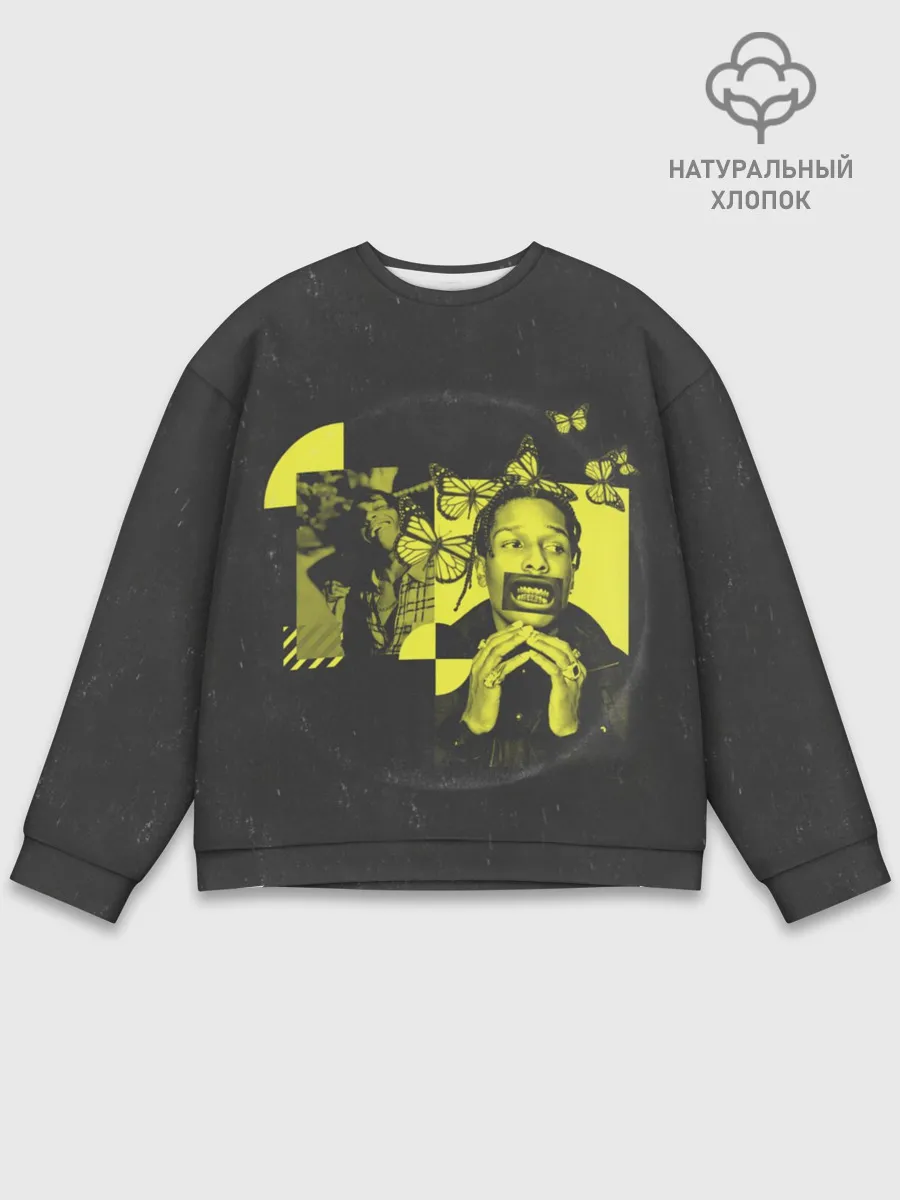 Мужской свитшот базовый / ASAP Rocky. TESTING