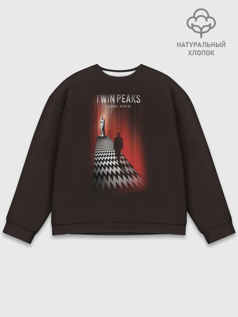 Мужской свитшот базовый / Твин Пикс