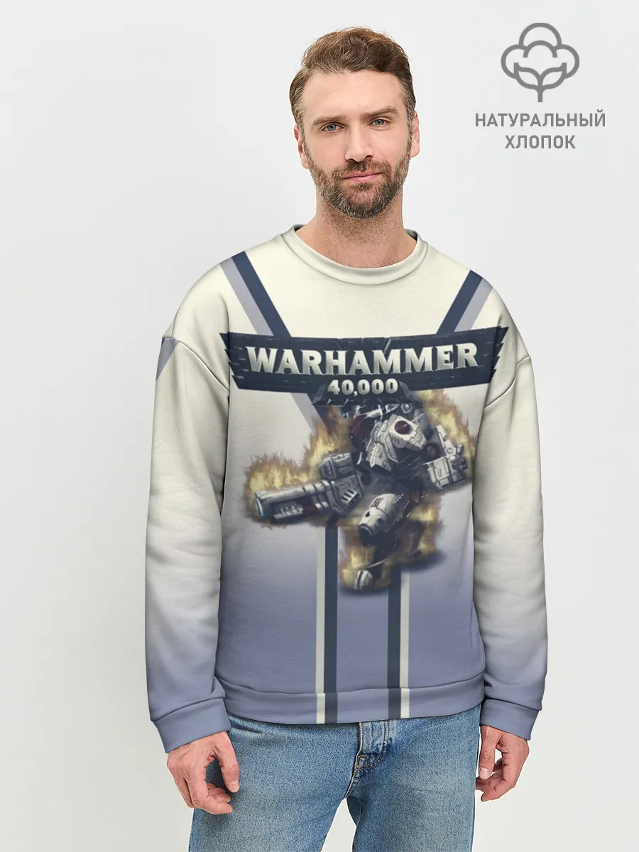 Мужской свитшот базовый / Warhammer 40000: Tau Empire