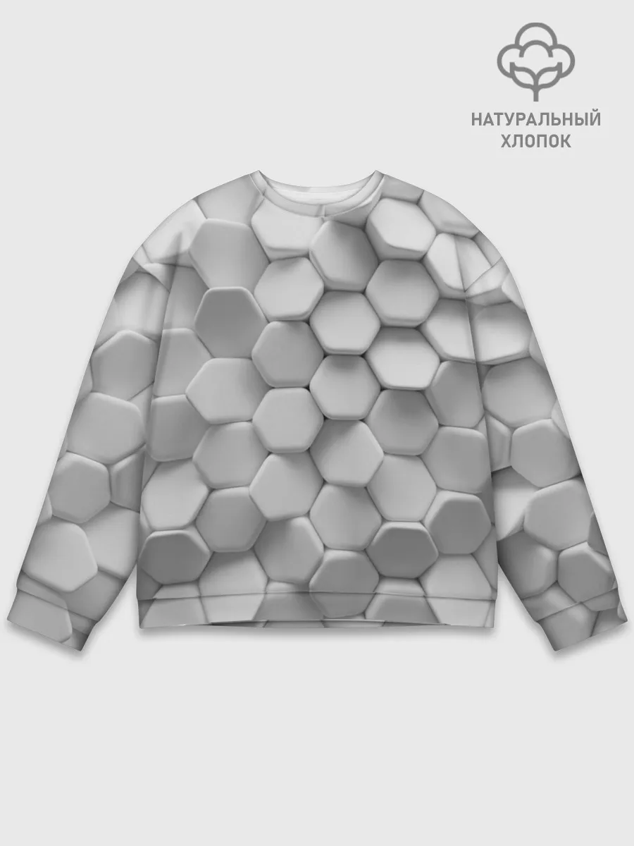 Мужской свитшот базовый / Геометрическая живопись