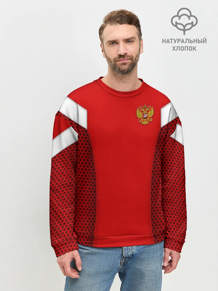 Мужской свитшот базовый / Россия чемпионат мира 2018