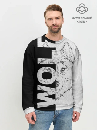 Мужской свитшот базовый / Wolf