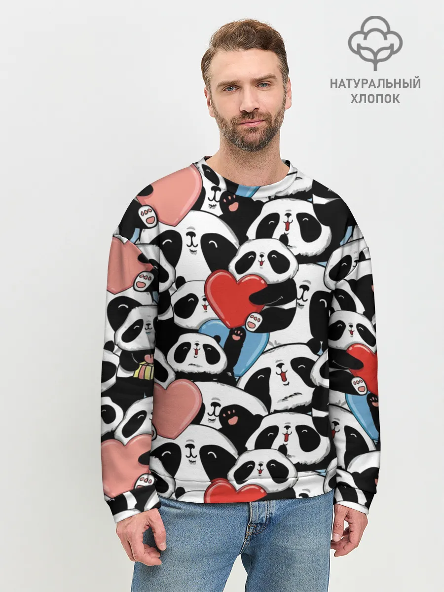 Мужской свитшот базовый / Пандяшки