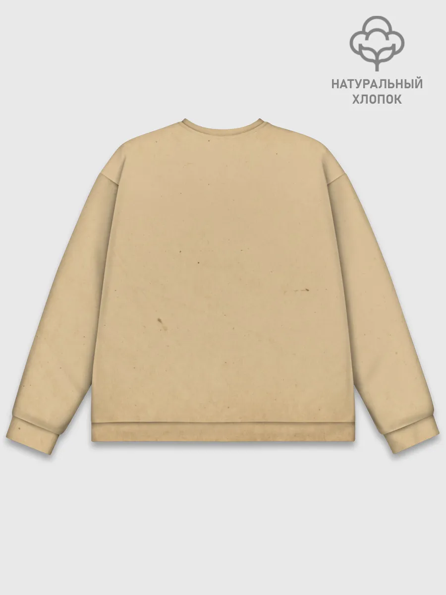 Мужской свитшот базовый / Кот Да Винчи