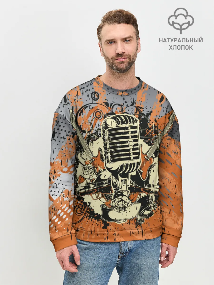 Мужской свитшот базовый / Microphone