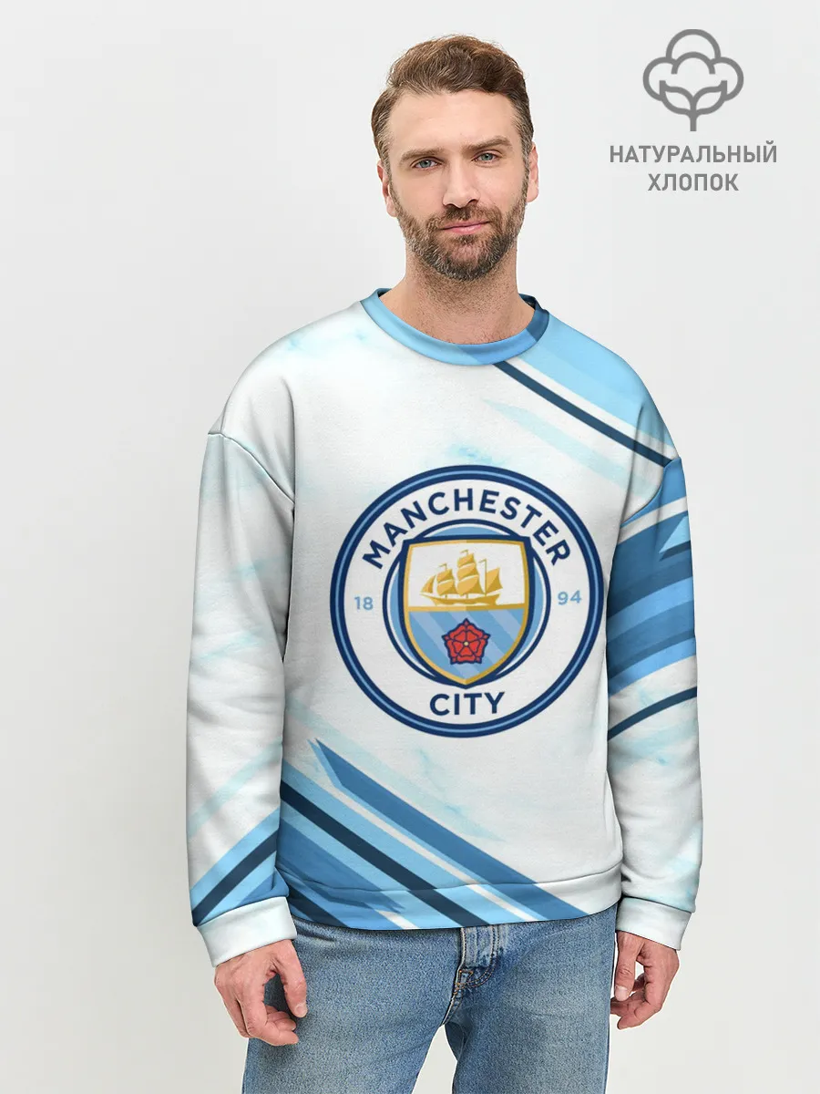 Мужской свитшот базовый / Manchester city