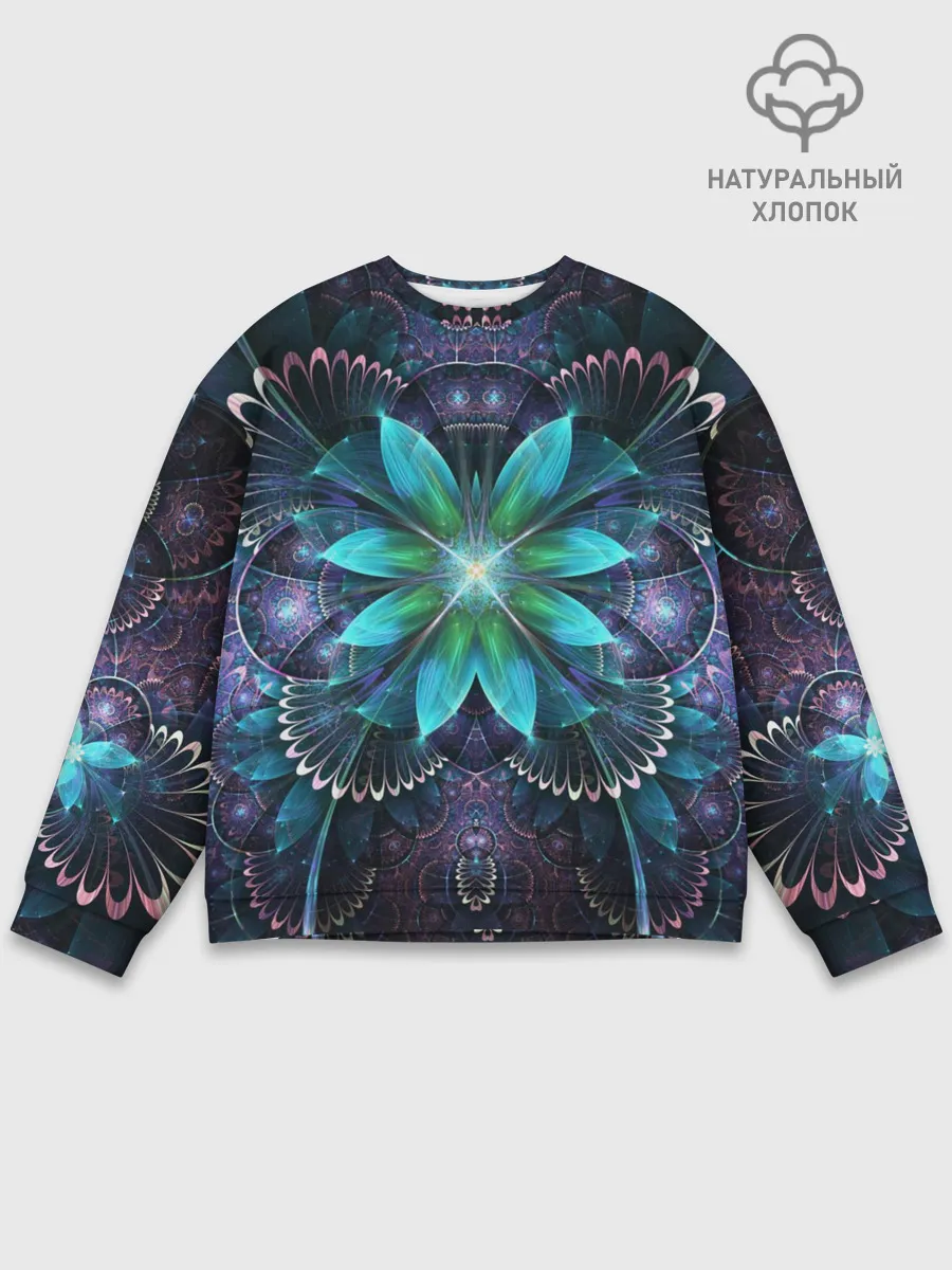 Мужской свитшот базовый / Астральная мандала