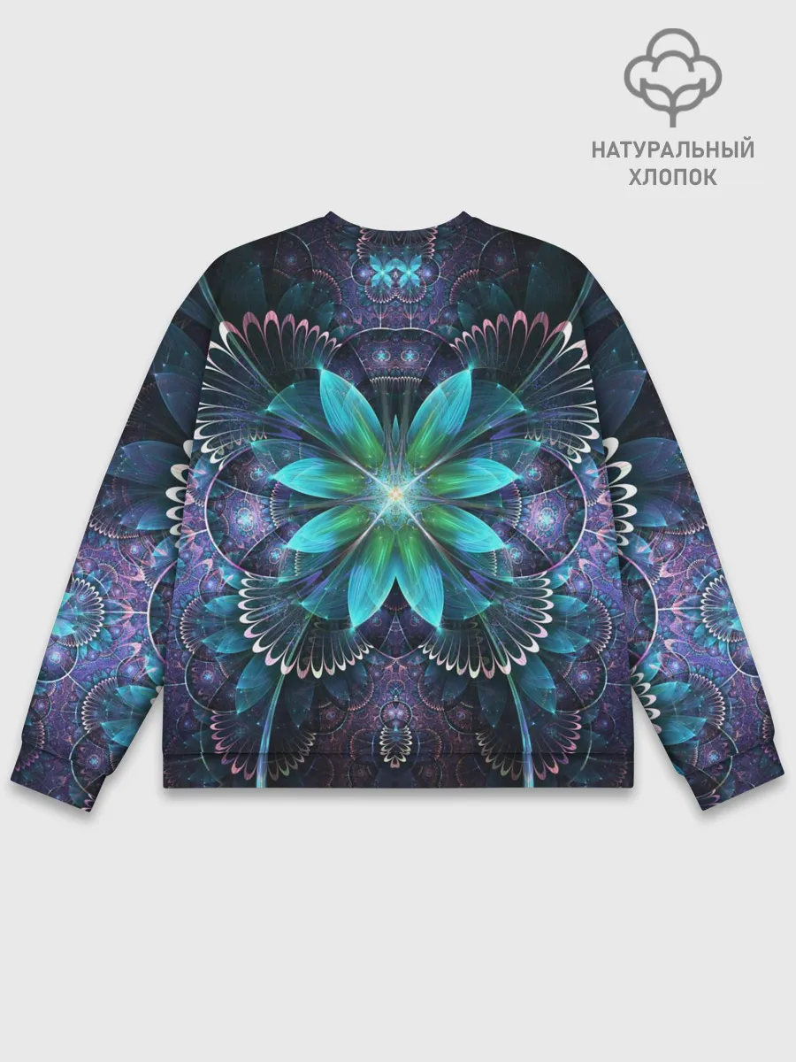 Мужской свитшот базовый / Астральная мандала